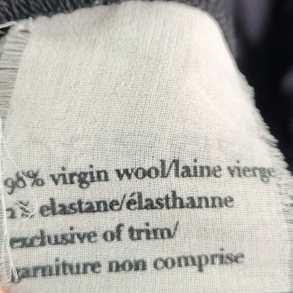 Skaist Taylor Tuxedo Stripe Stretch Wool Pants size 4 - Picture 6 of 7